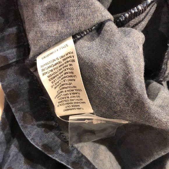 ⭐️NEW Rebecca Taylor LA VIE LE Faune Denim Wrap Dress Size Small Cotton - Picture 9 of 11